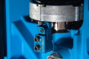 Index Bearing Cam Block with primer depth stop for Dillon XL650