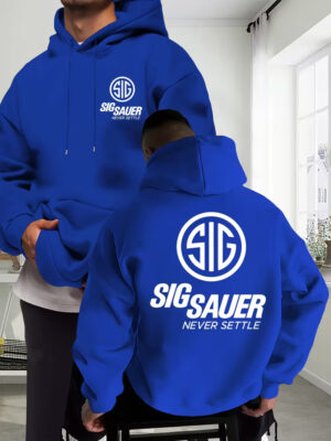 Men's New Trendy Autumn Winter Hoodie, Sig Design